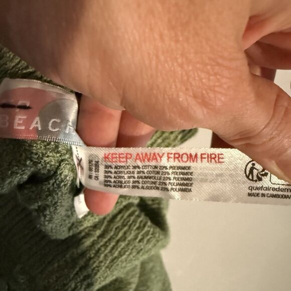 Free People Beach Drea Sweater Set Extra Large 2 Piece Knit Flare Oversized New - Picture 5 of 12